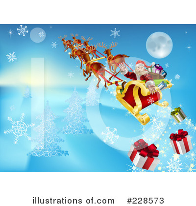 Royalty-Free (RF) Santa Clipart Illustration by AtStockIllustration - Stock Sample #228573
