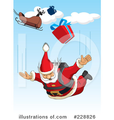 Royalty-Free (RF) Santa Clipart Illustration by David Rey - Stock Sample #228826