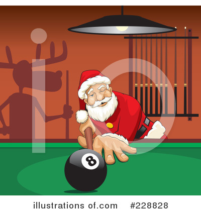 Royalty-Free (RF) Santa Clipart Illustration by David Rey - Stock Sample #228828