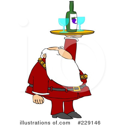 Royalty-Free (RF) Santa Clipart Illustration by djart - Stock Sample #229146