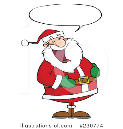 Royalty-Free (RF) Santa Clipart Illustration by Hit Toon - Stock Sample #230774