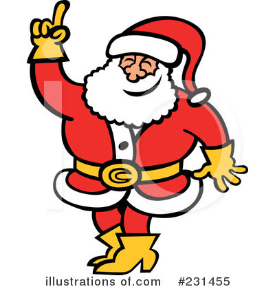 Royalty-Free (RF) Santa Clipart Illustration by Zooco - Stock Sample #231455