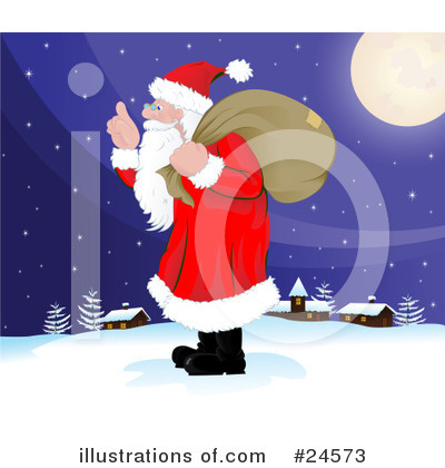 Royalty-Free (RF) Santa Clipart Illustration by Paulo Resende - Stock Sample #24573