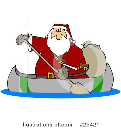 Royalty-Free (RF) Santa Clipart Illustration by djart - Stock Sample #25421