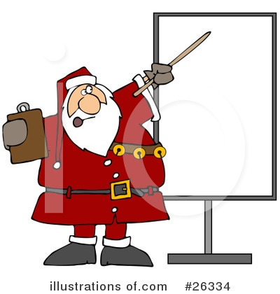 Royalty-Free (RF) Santa Clipart Illustration by djart - Stock Sample #26334
