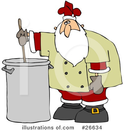 Royalty-Free (RF) Santa Clipart Illustration by djart - Stock Sample #26634