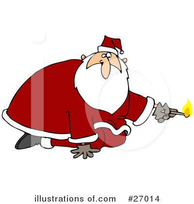 Royalty-Free (RF) Santa Clipart Illustration by djart - Stock Sample #27014