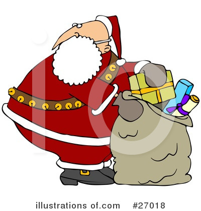Royalty-Free (RF) Santa Clipart Illustration by djart - Stock Sample #27018