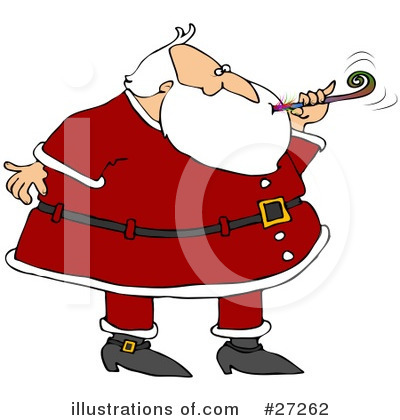 Royalty-Free (RF) Santa Clipart Illustration by djart - Stock Sample #27262