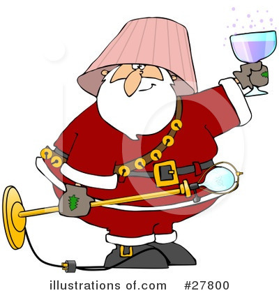 Royalty-Free (RF) Santa Clipart Illustration by djart - Stock Sample #27800