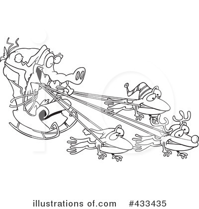 Royalty-Free (RF) Santa Clipart Illustration by toonaday - Stock Sample #433435