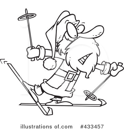 Royalty-Free (RF) Santa Clipart Illustration by toonaday - Stock Sample #433457