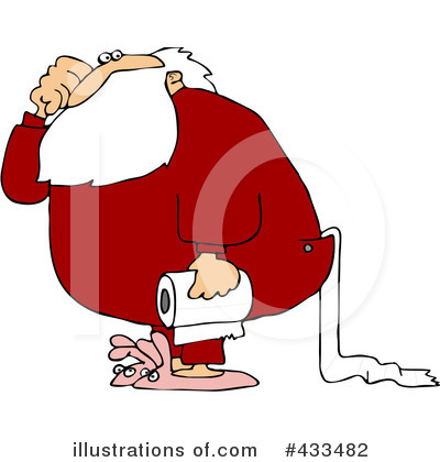 Royalty-Free (RF) Santa Clipart Illustration by djart - Stock Sample #433482