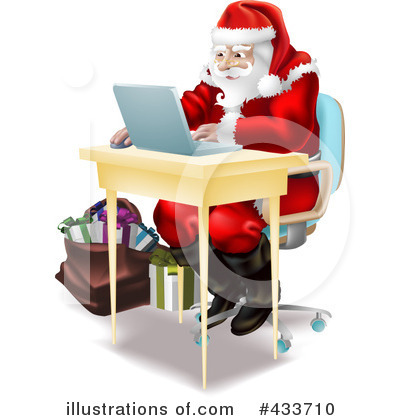 Royalty-Free (RF) Santa Clipart Illustration by AtStockIllustration - Stock Sample #433710