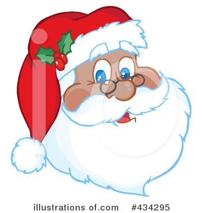Royalty-Free (RF) Santa Clipart Illustration by Hit Toon - Stock Sample #434295