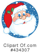 Santa Clipart #434307 by Hit Toon
