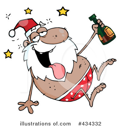 Royalty-Free (RF) Santa Clipart Illustration by Hit Toon - Stock Sample #434332