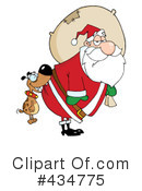 Santa Clipart #434775 by Hit Toon