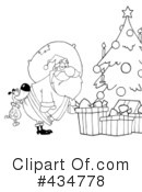 Santa Clipart #434778 by Hit Toon