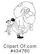 Santa Clipart #434780 by Hit Toon