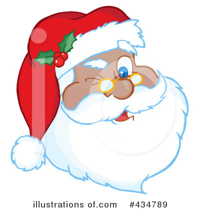 Royalty-Free (RF) Santa Clipart Illustration by Hit Toon - Stock Sample #434789