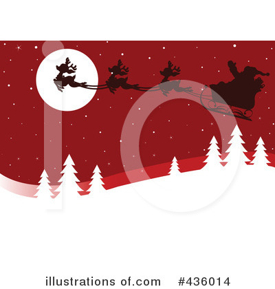 Royalty-Free (RF) Santa Clipart Illustration by Pushkin - Stock Sample #436014
