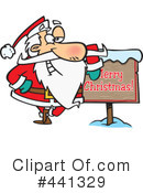 Santa Clipart #441329 by toonaday