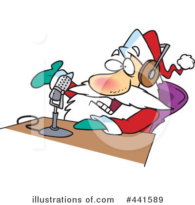 Royalty-Free (RF) Santa Clipart Illustration by toonaday - Stock Sample #441589