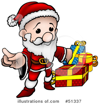 Royalty-Free (RF) Santa Clipart Illustration by dero - Stock Sample #51337