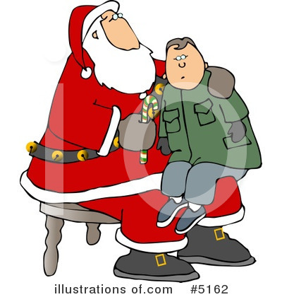 Royalty-Free (RF) Santa Clipart Illustration by djart - Stock Sample #5162