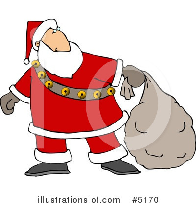 Royalty-Free (RF) Santa Clipart Illustration by djart - Stock Sample #5170