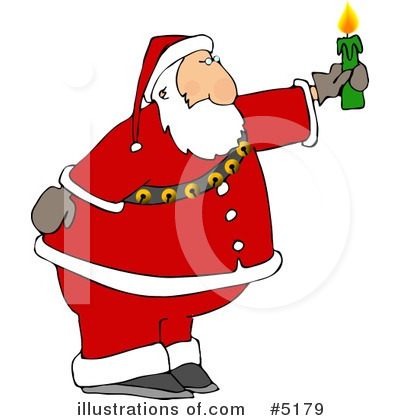 Royalty-Free (RF) Santa Clipart Illustration by djart - Stock Sample #5179