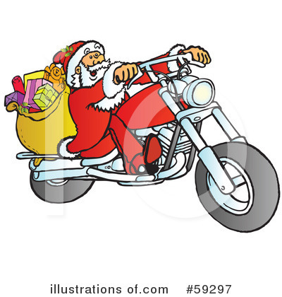Royalty-Free (RF) Santa Clipart Illustration by Snowy - Stock Sample #59297