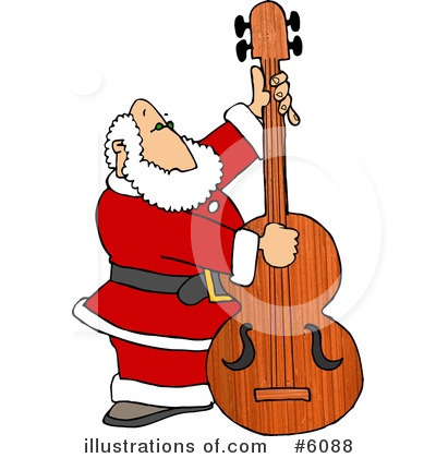Royalty-Free (RF) Santa Clipart Illustration by djart - Stock Sample #6088