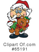 Santa Clipart #65191 by Dennis Holmes Designs