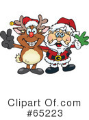 Santa Clipart #65223 by Dennis Holmes Designs