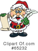 Santa Clipart #65232 by Dennis Holmes Designs