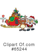 Santa Clipart #65244 by Dennis Holmes Designs