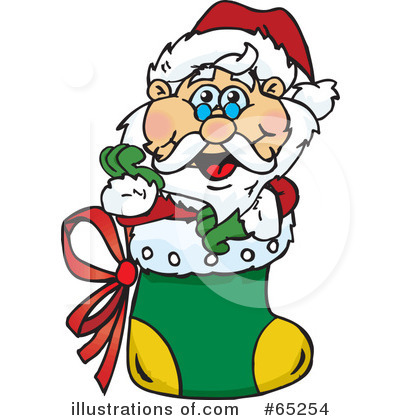 Santa Clipart #65254 by Dennis Holmes Designs