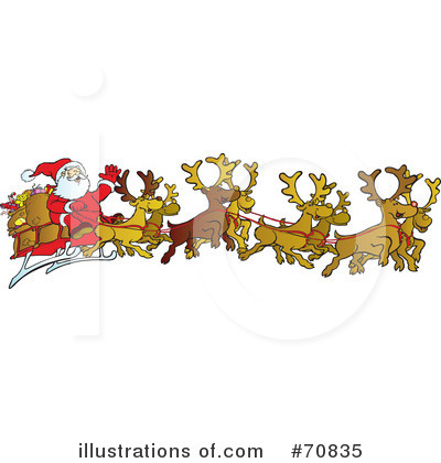 Royalty-Free (RF) Santa Clipart Illustration by Snowy - Stock Sample #70835