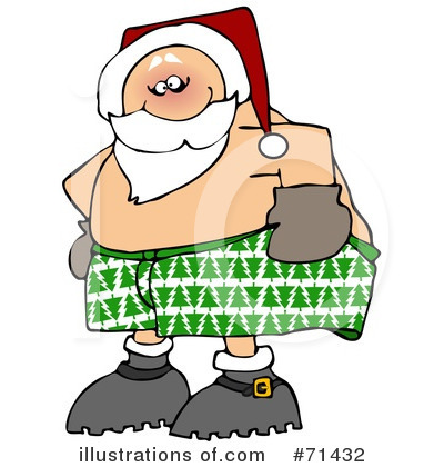 Royalty-Free (RF) Santa Clipart Illustration by djart - Stock Sample #71432