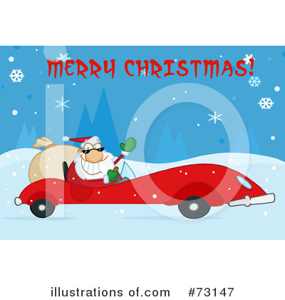 Royalty-Free (RF) Santa Clipart Illustration by Hit Toon - Stock Sample #73147