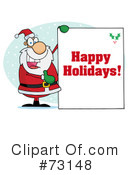 Santa Clipart #73148 by Hit Toon