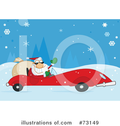 Royalty-Free (RF) Santa Clipart Illustration by Hit Toon - Stock Sample #73149