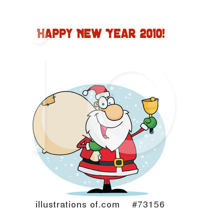 Royalty-Free (RF) Santa Clipart Illustration by Hit Toon - Stock Sample #73156