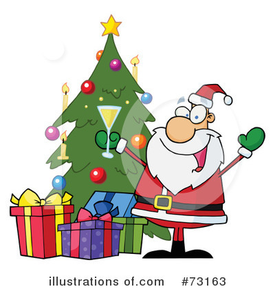 Christmas Tree Clipart #434379 - Illustration by Hit Toon