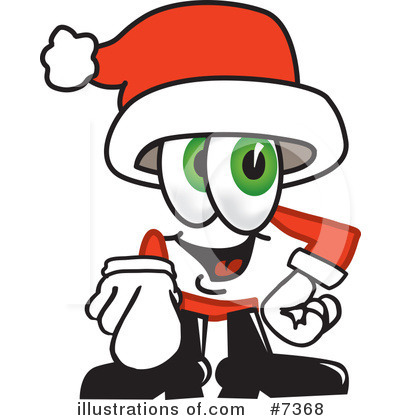 Royalty-Free (RF) Santa Clipart Illustration by Mascot Junction - Stock Sample #7368