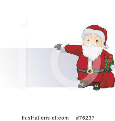 Royalty-Free (RF) Santa Clipart Illustration by BNP Design Studio - Stock Sample #76237