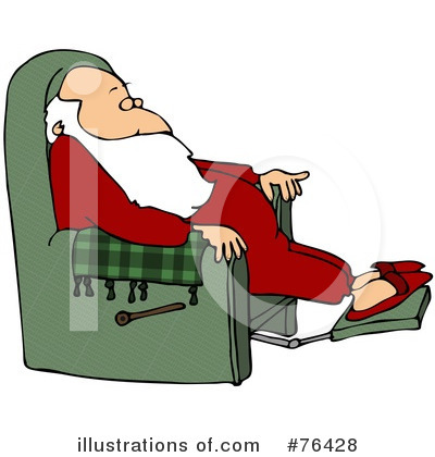 Royalty-Free (RF) Santa Clipart Illustration by djart - Stock Sample #76428