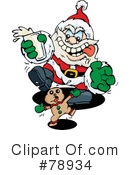 Santa Clipart #78934 by Dennis Holmes Designs